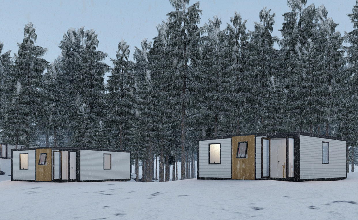 39.8m² SPD Prefab-X Instant Container House By PTH House